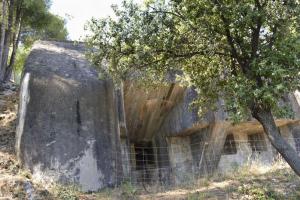 Ligne Maginot - CAP MARTIN - (Ouvrage d'artillerie) - Bloc 2
Façade du bloc