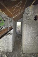 Ligne Maginot - PA DU CARREFOUR 248-1 - (Blockhaus pour canon) - Couloir entre l'entrée du personnel et l'entrée du matériel