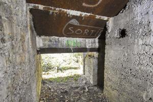 Ligne Maginot - PA DU CARREFOUR 248-1 - (Blockhaus pour canon) - Entrée du matériel