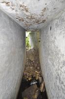 Ligne Maginot - T493 - PA DU CARREFOUR 248 - (Cuve pour arme d'infanterie) - Couloir d'accès vu vers l'entrée