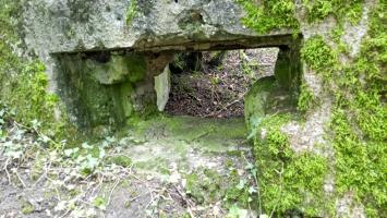 Ligne Maginot - BBO10 - (Blockhaus pour canon) - Le créneau