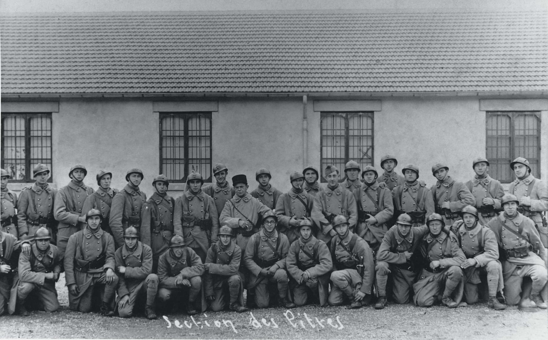 Ligne Maginot - ISING (FERANGE) - (Camp de sureté) - Les recrues au camp d'Ising - Férange en 1937
'Section des litres' - Inconnu