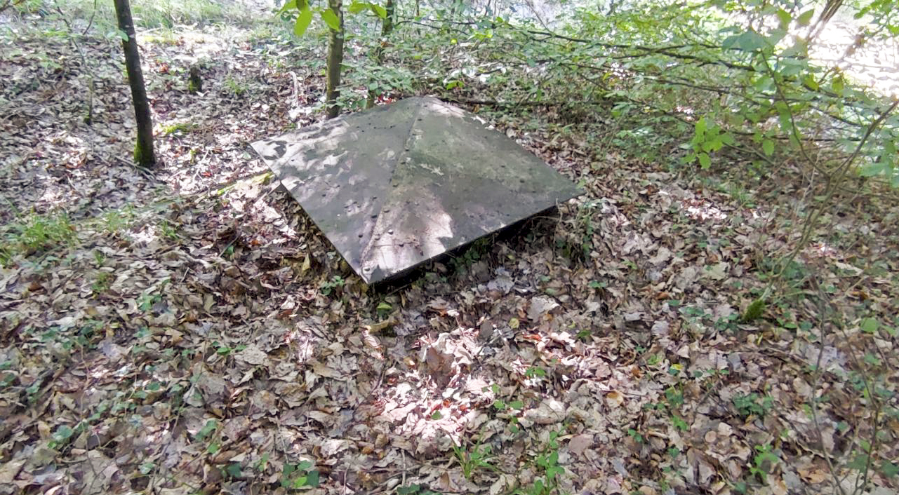 Ligne Maginot - GR1 - (Chambre de coupure) - Le puits d'accès - J.Luc