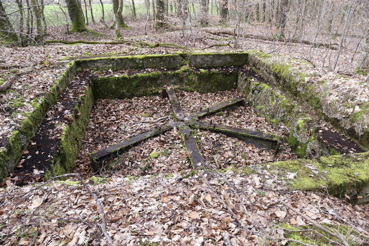 Ligne Maginot - ROHRWALD - (Cuve pour canon) - La cuve pour un canon de 65mm. - Alain Perouffe