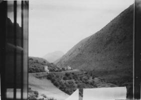 Ligne Maginot - COL DE BROUIS (CDB) - E01 - (Ouvrage d'infanterie) - La route d'accès au chantier de l'ouvrage prise du casernement