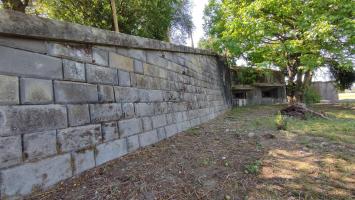 Ligne Maginot - 22/3 - GERSTHEIM - (Casemate d'infanterie - Double) - Facade Nord , mur d’aile 