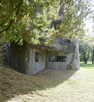Ligne Maginot - LA TOUR - (Blockhaus pour canon) - Le créneau pour canon de 25 mm