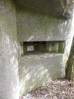 Ligne Maginot - LE CORBEAU - (Blockhaus pour canon) - Un des deux créneaux avec trémie Pamart-Lemaigre