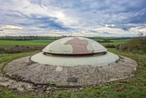 Ligne Maginot - ROHRBACH - FORT CASSO - (Ouvrage d'infanterie) - Bloc 1
Tourelle AM en position éclipsée