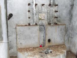 Ligne Maginot - SCHIRRHEINERWEG EST - (Casemate d'infanterie - Simple) - La chambre de tir pour une mitrailleuse. La trémie n'a pas été installée.