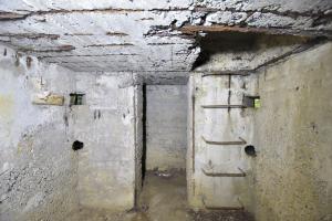 Ligne Maginot - L'ALOUETTE - (Blockhaus pour arme infanterie) - L'abri avec l'accès en puits au bloc actif