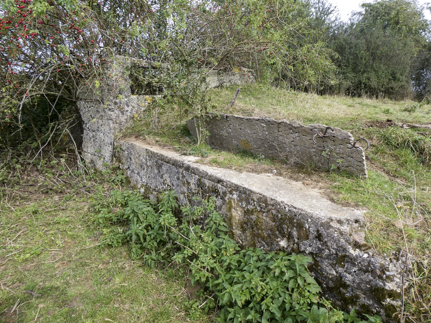 Ligne Maginot - CREVECOEUR - (Casemate d'infanterie - Double) - Construction extérieure - ELLENA Daniel - CUNY Philippe