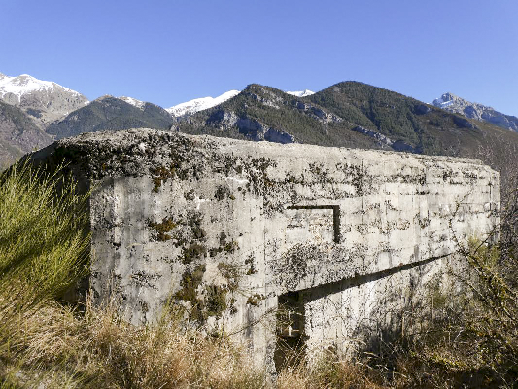 Ligne Maginot - O38 - PETITE TETIERE - (Casemate d'infanterie) - Emplacement pour une plaque au dessus de la porte - ELLENA - CUNY