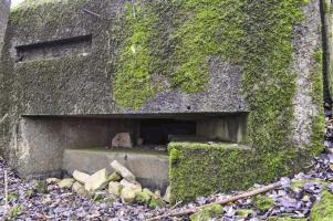 Ligne Maginot - Le créneau pour le canon - 