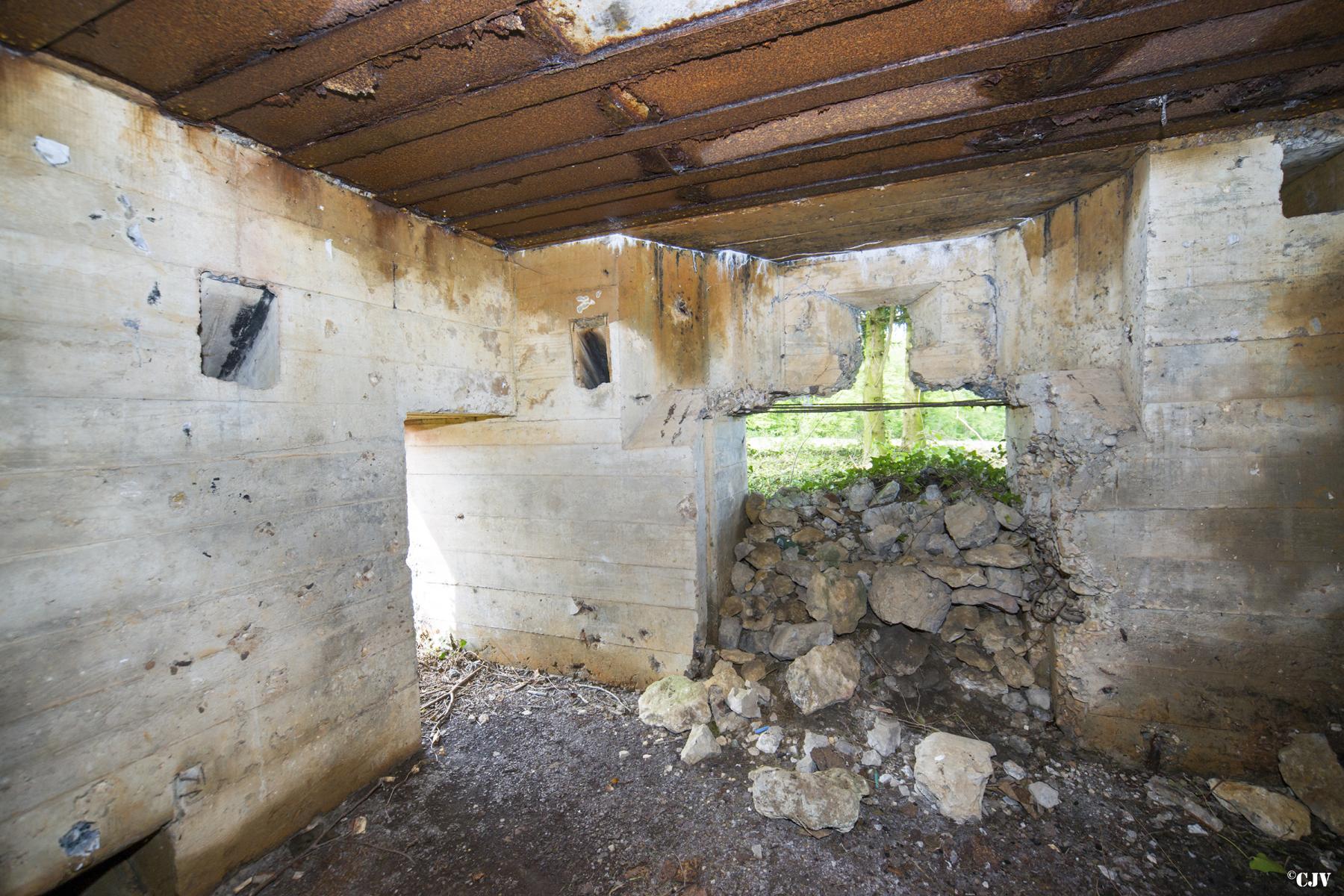 Ligne Maginot - DB202 - (Blockhaus pour canon) - L'interieur - Lia VERMEULEN