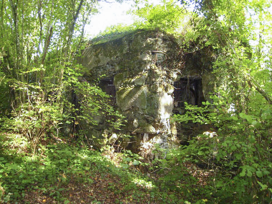 Ligne Maginot - DB25 - (Blockhaus pour canon) - L'entrée détruite - Pruzsina jerome