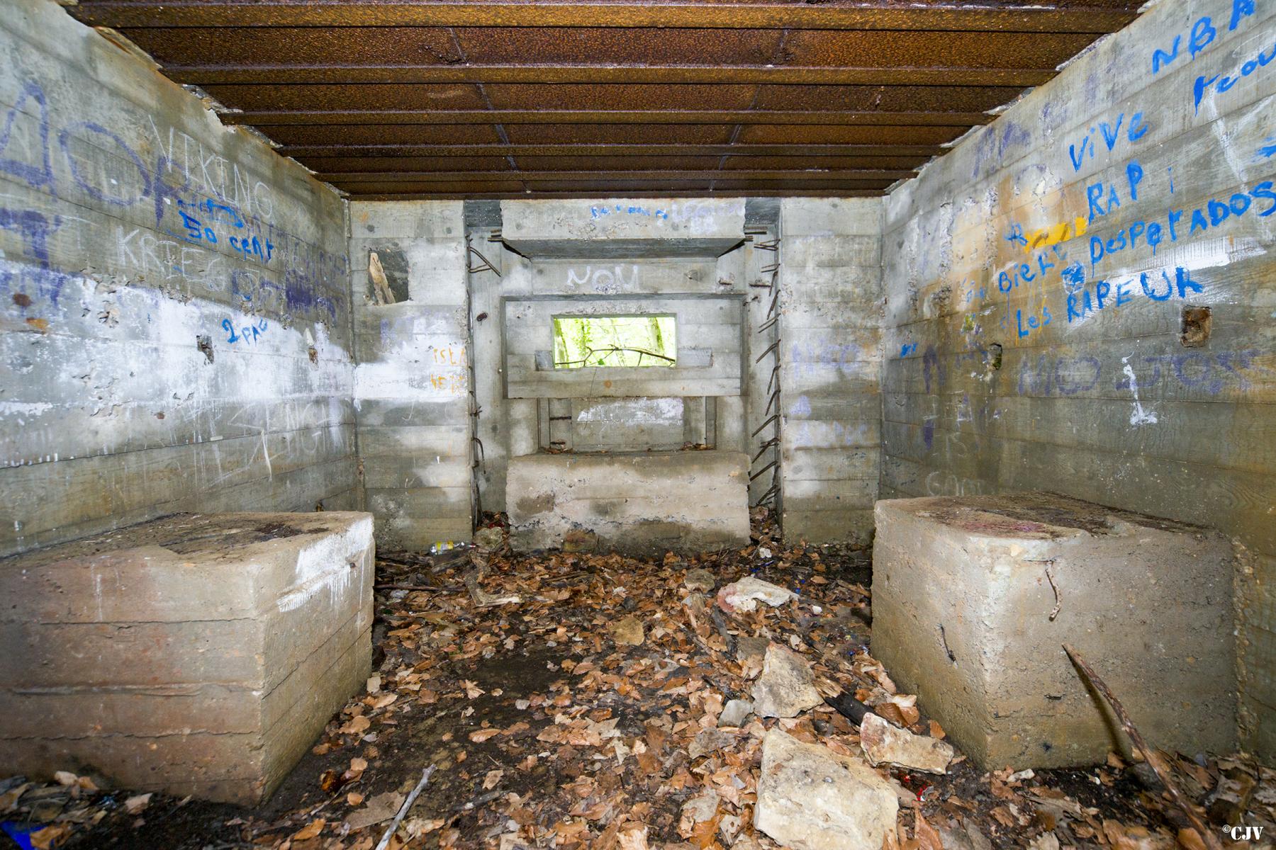 Ligne Maginot - DB214 - MORFONTAINE STADE - (Blockhaus pour canon) - L'interieur - Lia VERMEULEN