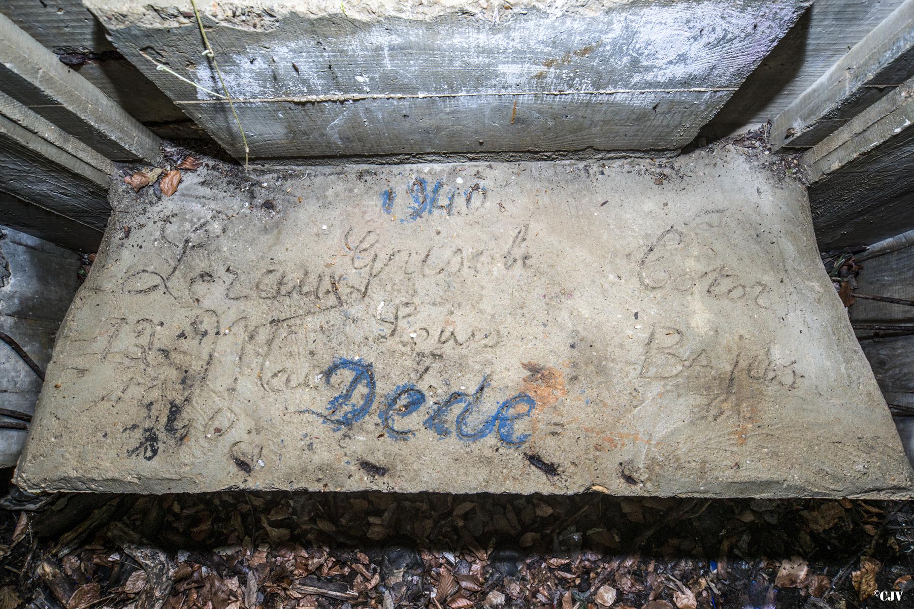 Ligne Maginot - DB214 - MORFONTAINE STADE - (Blockhaus pour canon) - Vue détaillée - Lia VERMEULEN