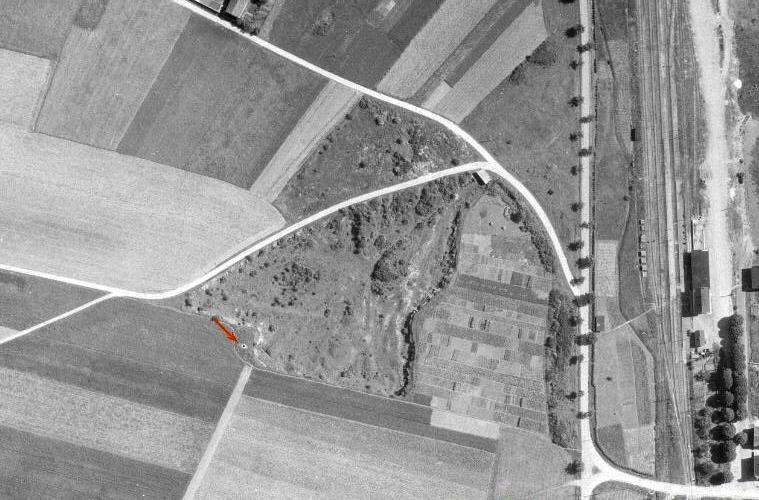 Ligne Maginot - Dt5 - (Cuve pour arme d'infanterie) -  - IGN - Géoportail 1946