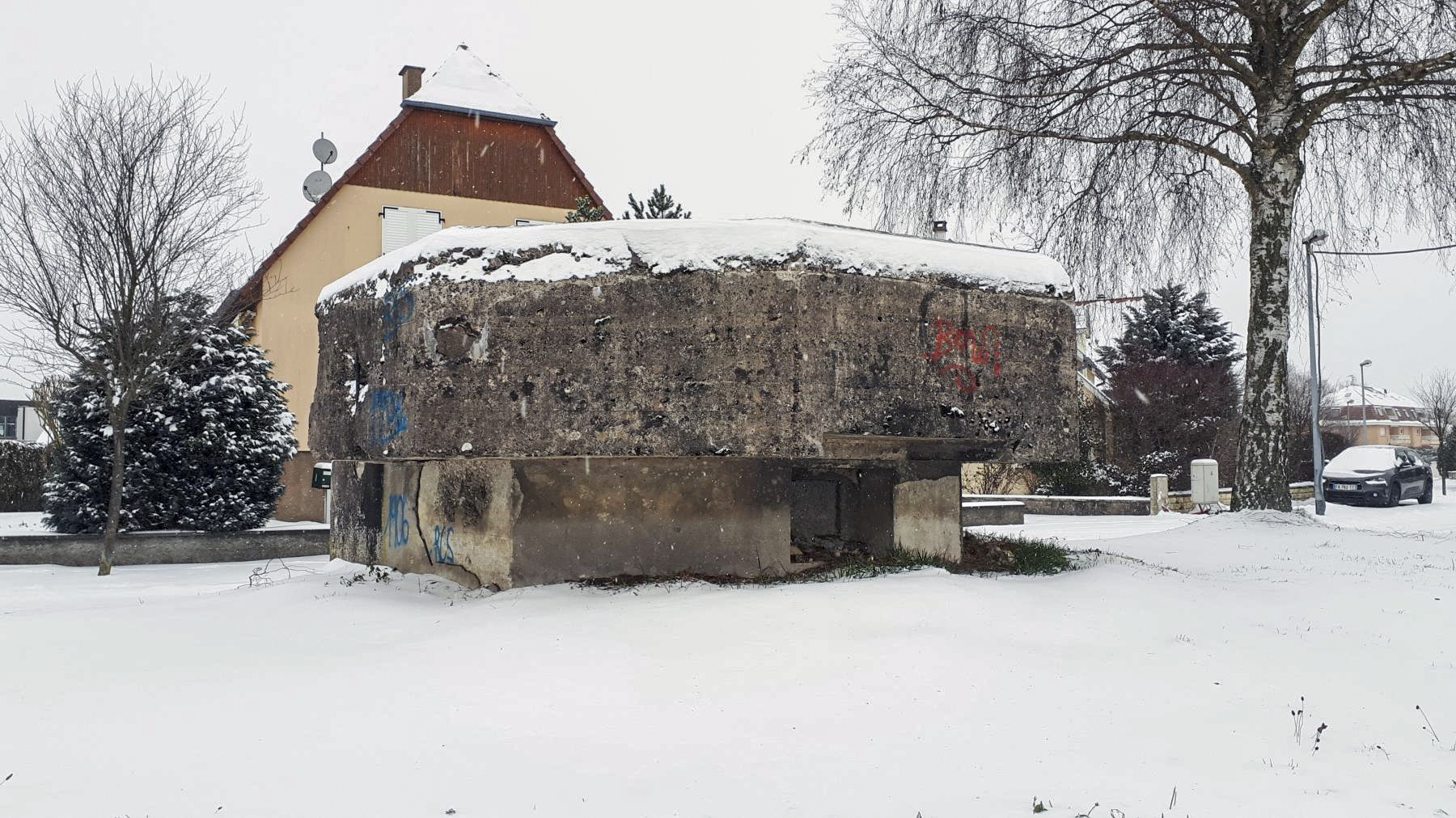 Ligne Maginot - SILWILLIGEN 1 - (Blockhaus pour arme infanterie) - Créneau frontal - Gregory Fuchs