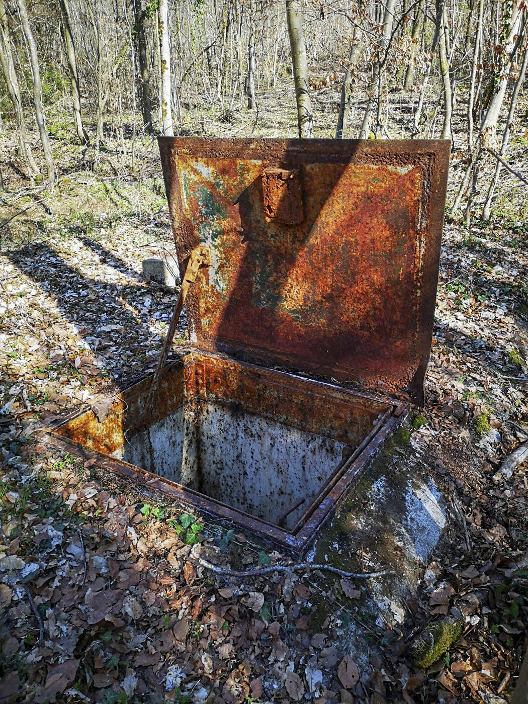 Ligne Maginot - 36T - (Chambre de coupure) - La trappe ouverte - DK_Antoine4