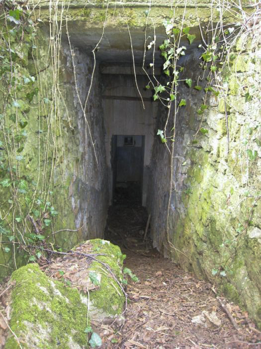 Ligne Maginot - CB13BIS - PETERSBERG - (Blockhaus pour canon) - Vue du couloir entrant par l'arrière - Pruzsina jerome
