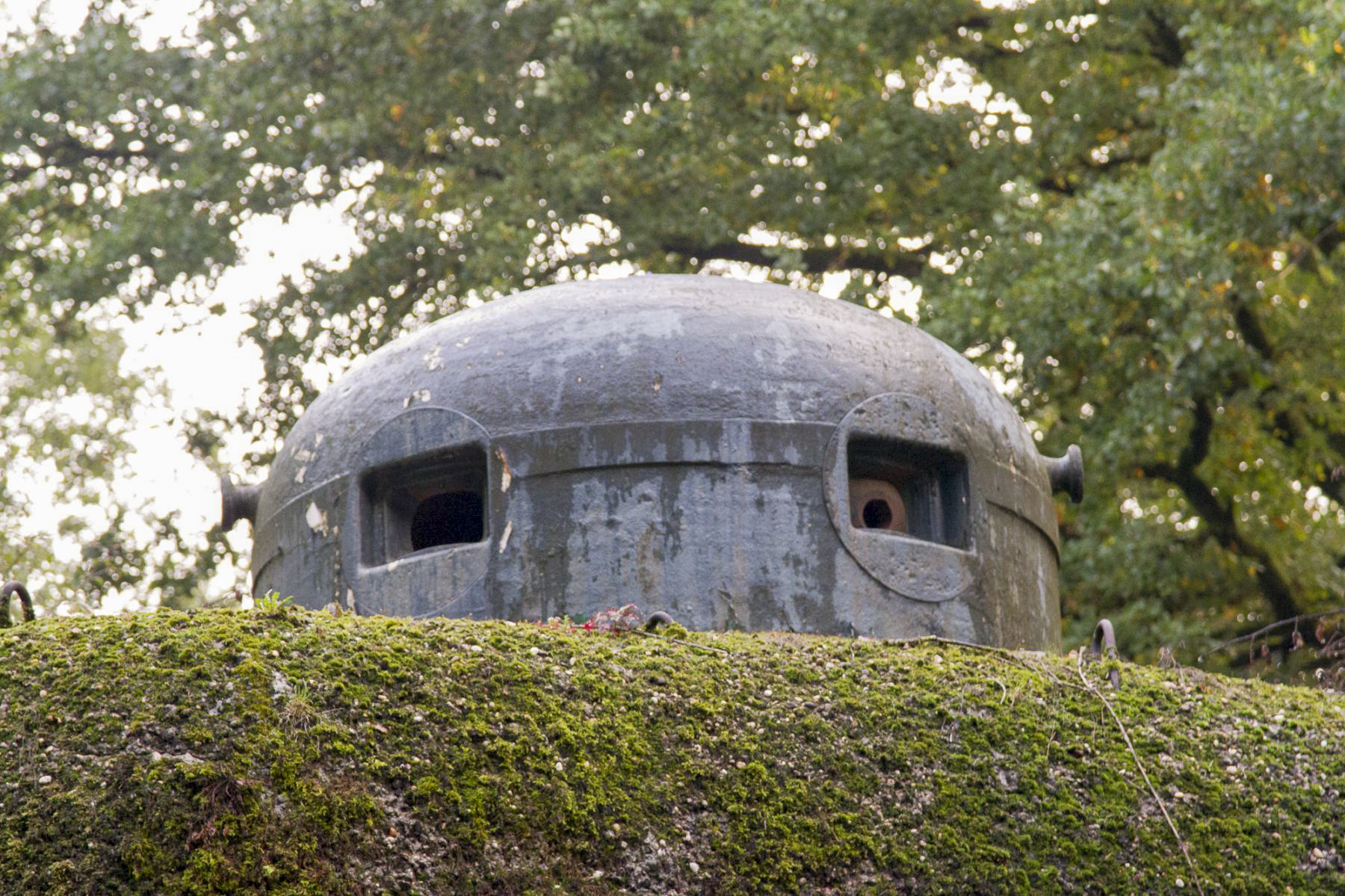 Ligne Maginot - LE CHESNOIS - CHENOIS - (Ouvrage d'artillerie) - Entrée mixte
Cloche GFM Type B de défense rapprochée de droite - Michel Teiten