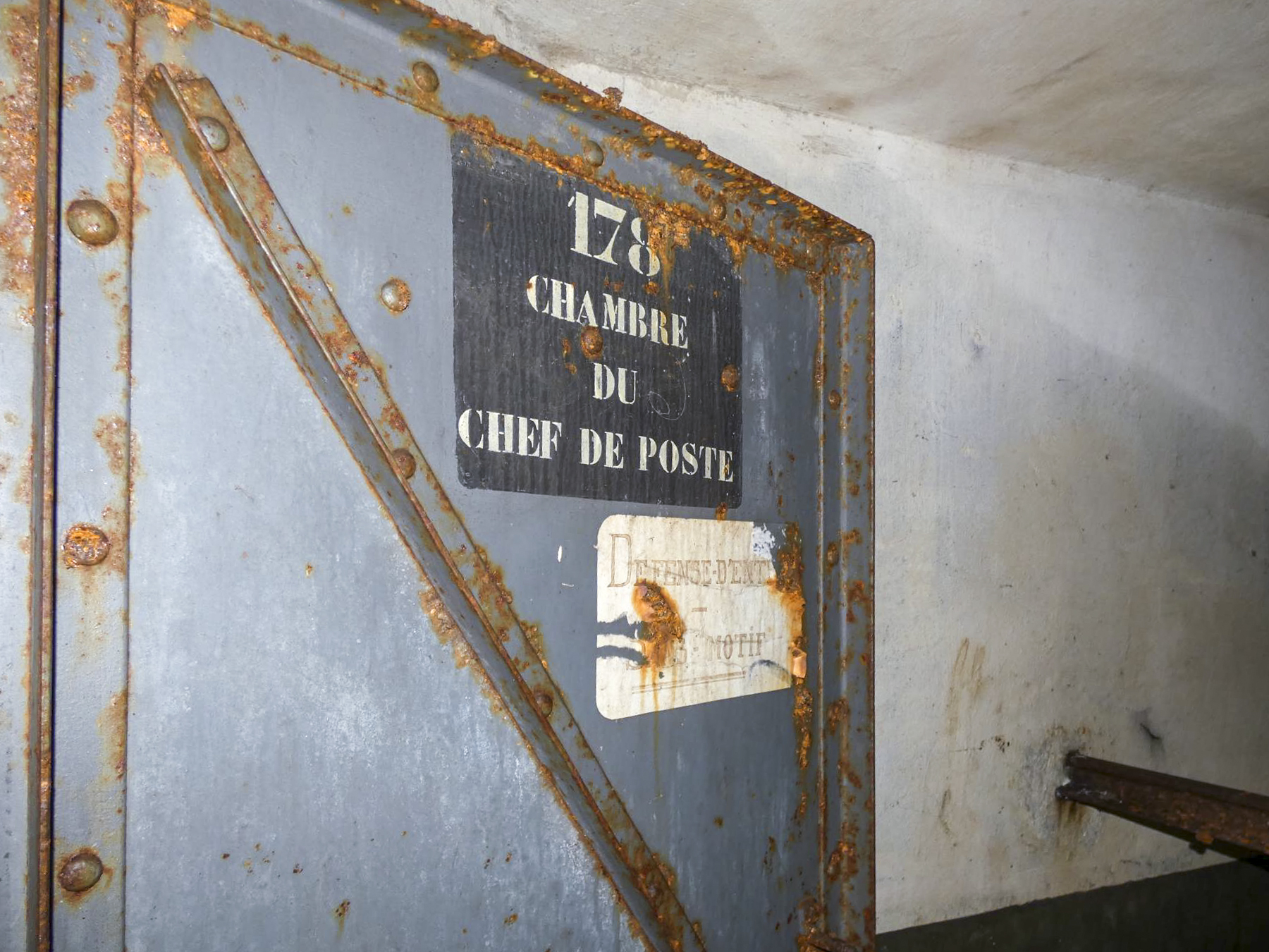 Ligne Maginot - FERMONT - A2 - (Ouvrage d'artillerie) - Bloc 4
Chambre du chef de bloc - STENGER Mathieu
