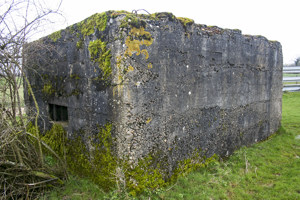 Ligne Maginot - CB31BIS - (Blockhaus pour arme infanterie) - Vue de la face avant avec le créneau - Michel Teiten