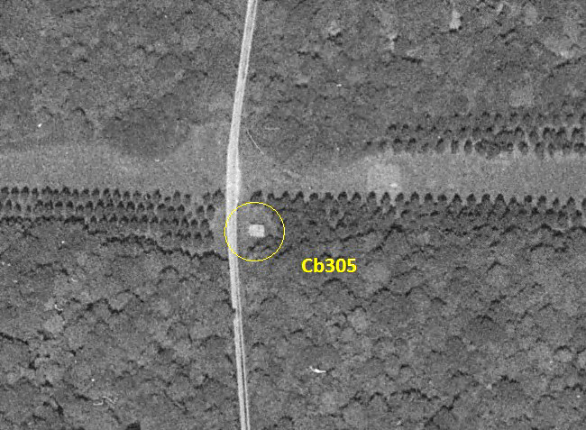 Ligne Maginot - CB304 - BUSCHWIESE 2 - (Blockhaus pour arme infanterie) -  - IGN - Géoportail 1963