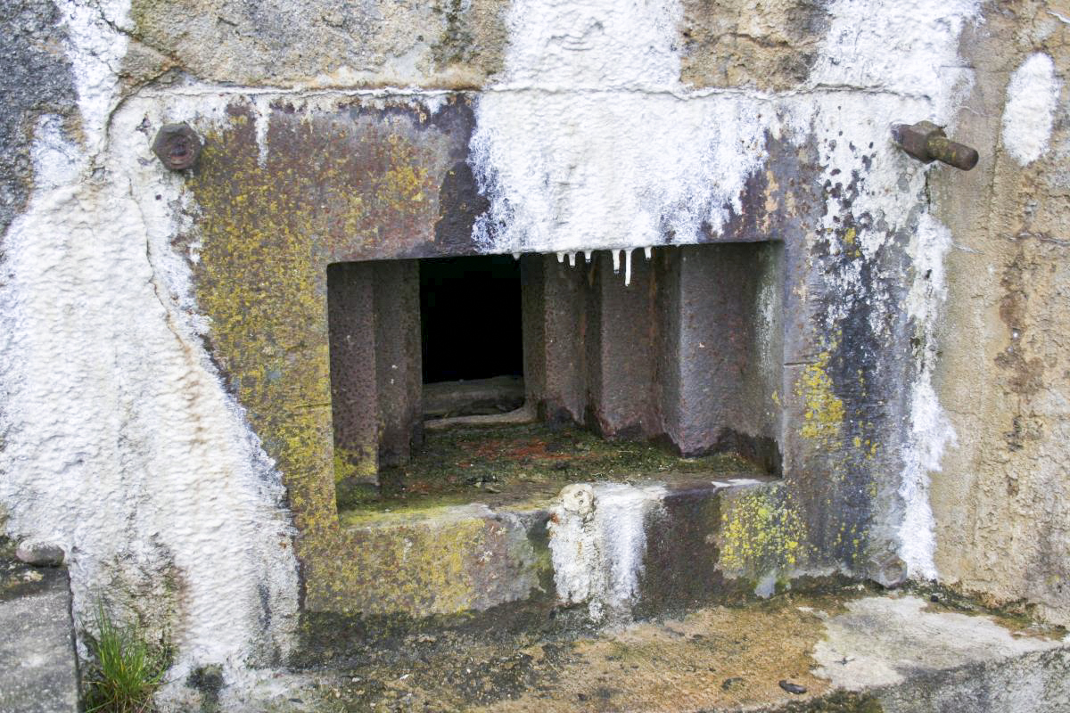 Ligne Maginot - CB314 - (Blockhaus pour arme infanterie) - Gros plan du créneau - Michel Teiten
