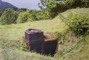 Ligne Maginot - SCHLAPPERBERG - (Observatoire d'infanterie) - L'observatoire et une partie de ses vues
Années 90