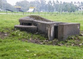Ligne Maginot - CT36 - (Blockhaus pour arme infanterie) - Le blockhaus remplace une tourelle démontable 