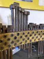 Ligne Maginot - Tourelle démontable mle 35 37 - Circulaire avec les cames réglables permettant d'adapter la hausse au terrain 
Détail