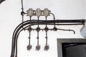 Ligne Maginot - GRAND HOHEKIRKEL - (Ouvrage d'artillerie) - Illumination d'une galerie
