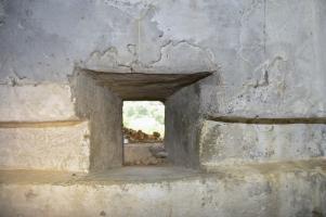 Ligne Maginot - CASTEL VIEIL - (Ouvrage d'infanterie) - Bloc 4
Créneau de mitrailleuse