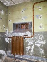 Ligne Maginot - LEMBACH - (Camp de sureté) - Créneau muré au pied de l'escalier de l'aile droite