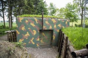Ligne Maginot - BB46 - STRACHEN - (Blockhaus pour canon) - L'entrée du matériel