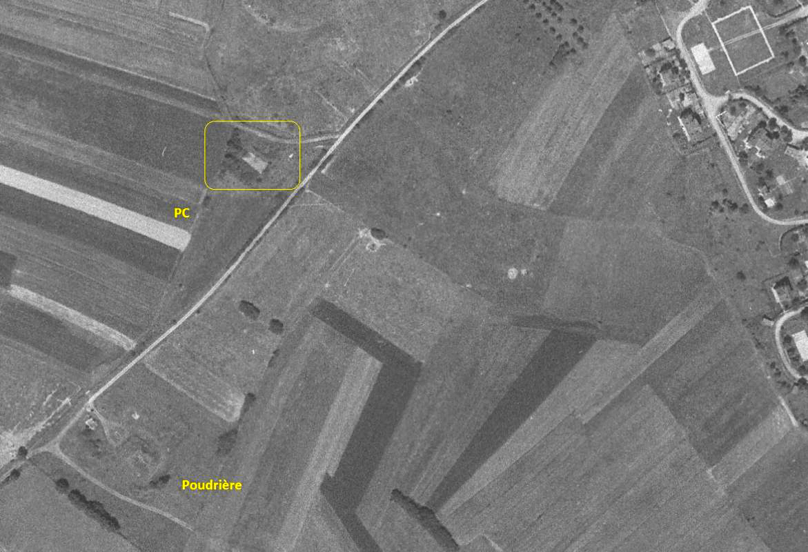 Ligne Maginot - CATTENOM Camp (Quartier Boler - I/168° RIF) - (PC de Quartier) -  - IGN - Géoportail 1963