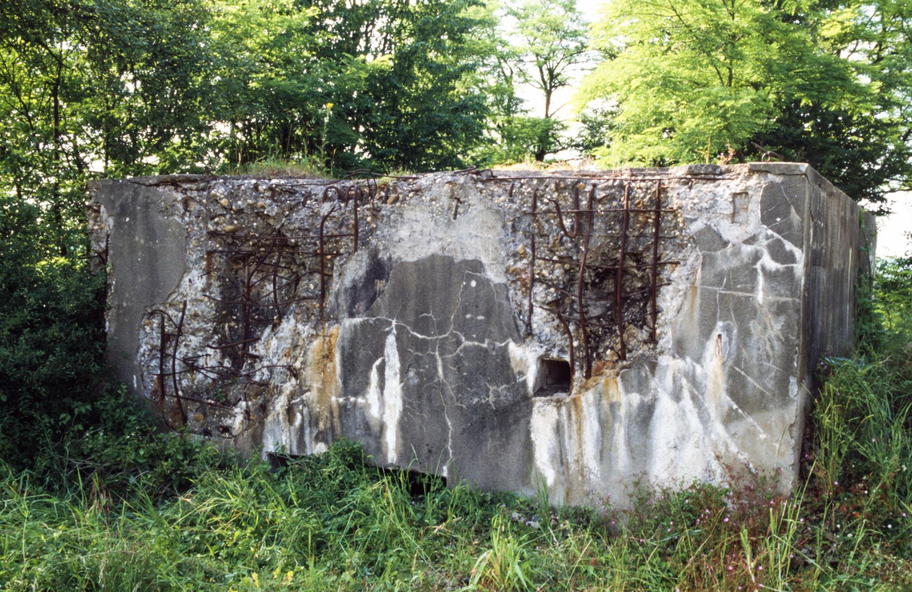 Ligne Maginot - BB33B - JEANNE YVONNE - (Blockhaus pour canon) - L'entrée du matériel - MANSUY Michel
