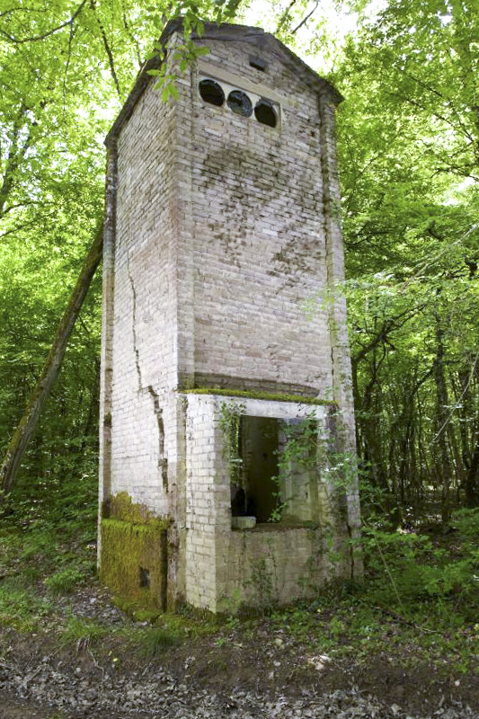 Ligne Maginot - RÄDCHEN - (Infrastructures électriques) - Prise de vue en Mai 2018, cet édifice menace ruine imminente, comme en témoigne l'importante fissure visible a gauche. - Arnault JL Photo