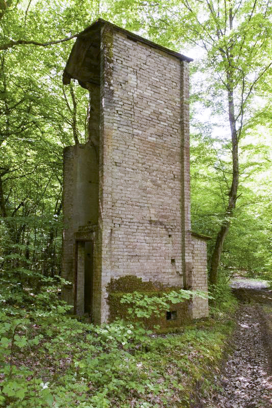 Ligne Maginot - RÄDCHEN - (Infrastructures électriques) - Prise de vue en Mai 2018, cet édifice menace ruine imminente, l'imposante et lourde dalle de couverture etant en équilibre des plus précaire... - Arnault JL Photo