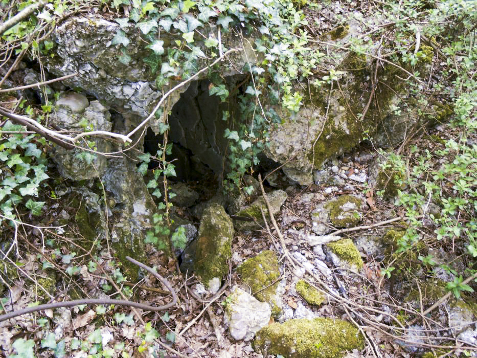 Ligne Maginot - WOLFGANTZEN NORD OUEST 4 - (Blockhaus pour arme infanterie) - Galerie allant jusqu’à la coupole détruite - 42RIF