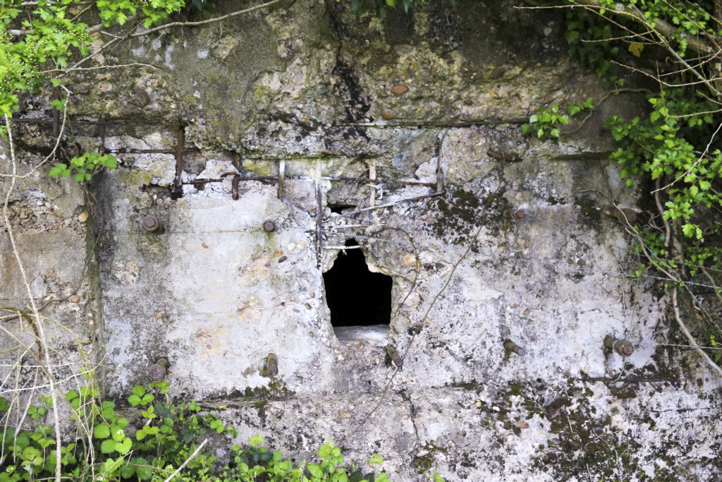 Ligne Maginot - CB431 - KLOSTERBUSCH 3 - (Blockhaus pour arme infanterie) - Créneau latéral - Alain Perouffe