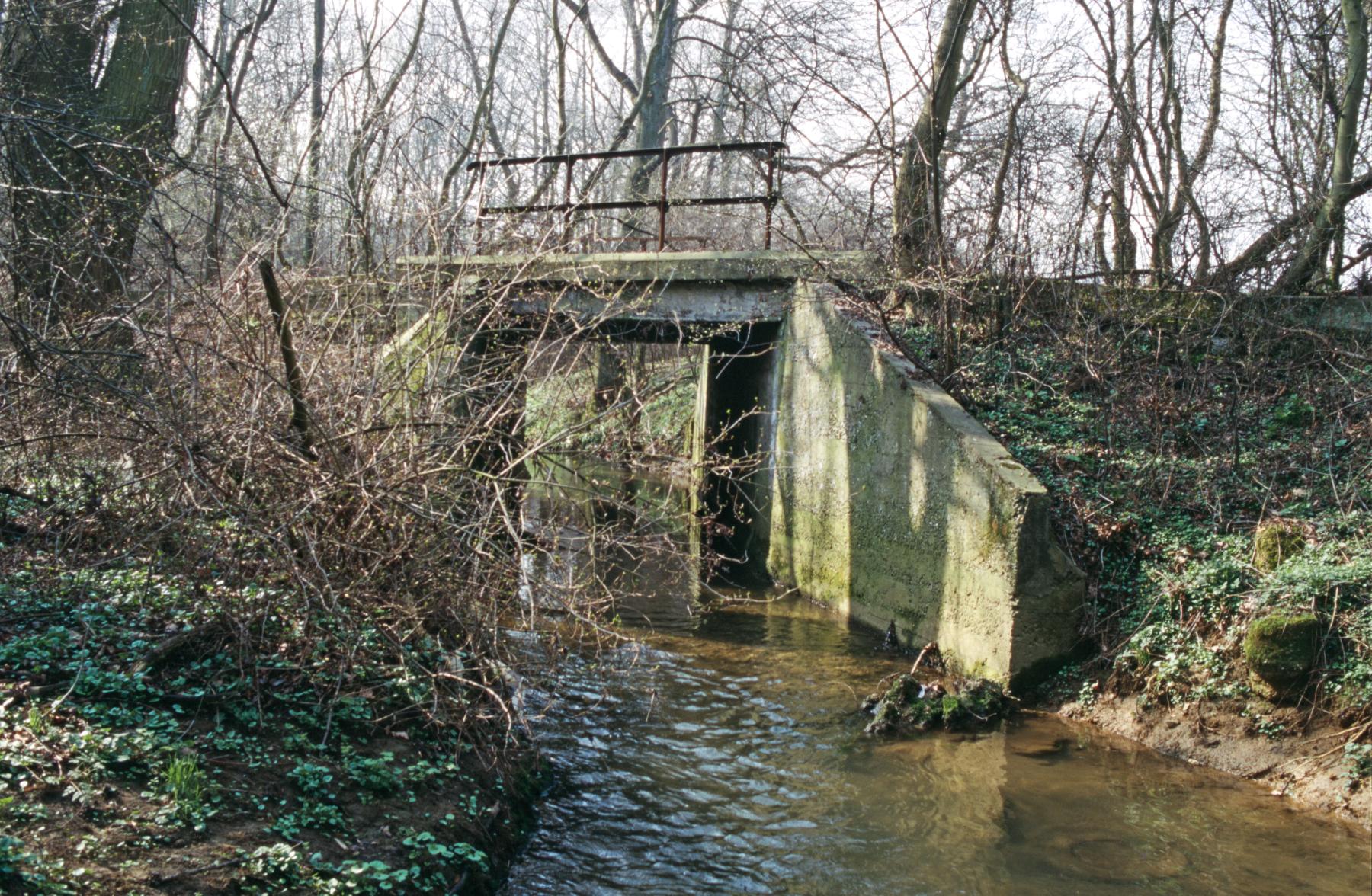 Ligne Maginot - VF60 - ROCADE SAINT-HUBERT / BOULANGE / MANCE - PARTIE SFT - (RESEAU - Voie 60 - Antenne ou rocade ferroviaire) - Pont sur le Krebsbach - Michel Mansuy
