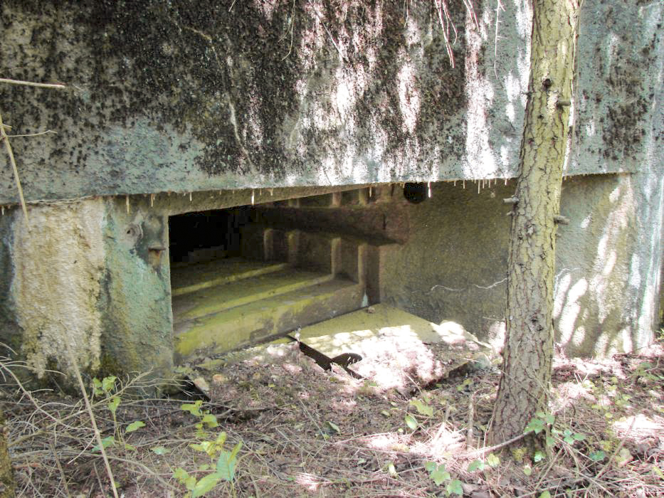Ligne Maginot - CB2BIS - (Blockhaus pour canon) - Créneau du canon de 47mm - Schnoupf