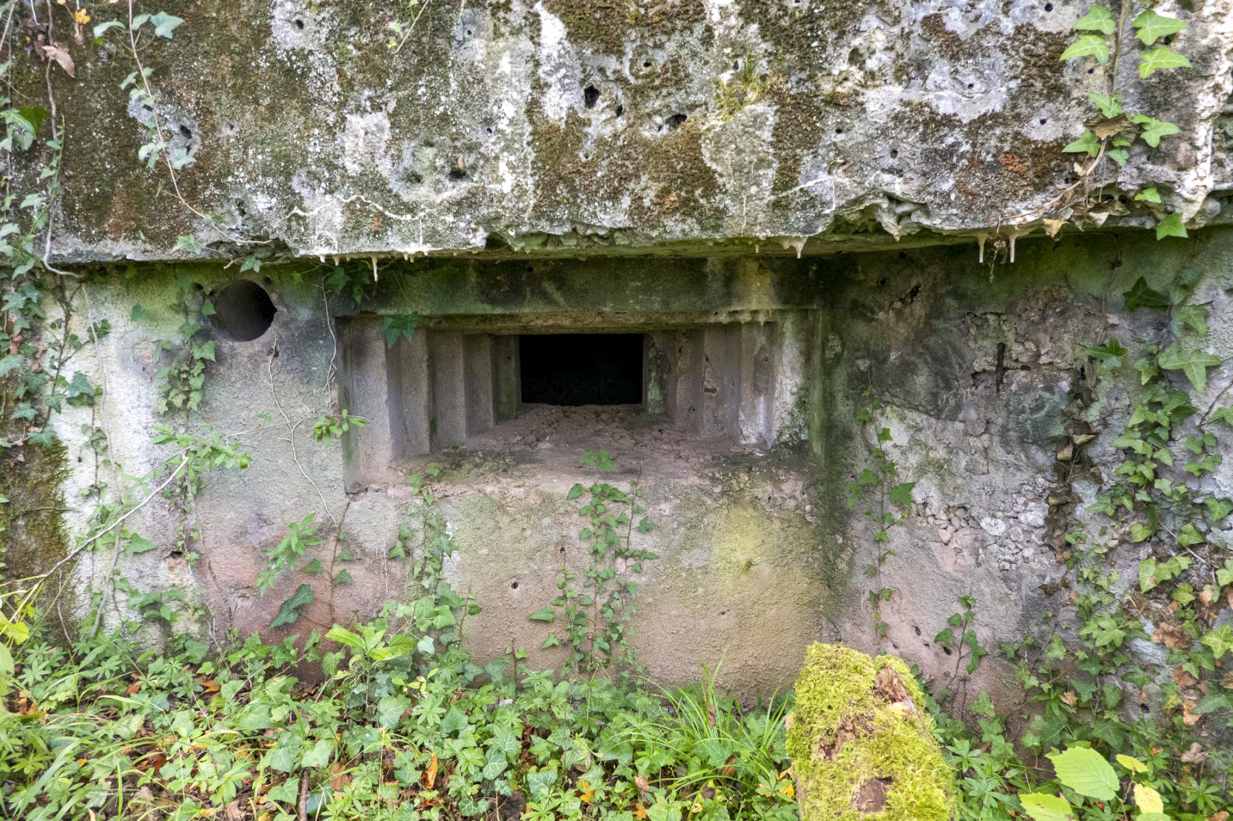 Ligne Maginot - CB3 - (Blockhaus pour canon) - Créneau de la mitrailleuse - Michel Teiten