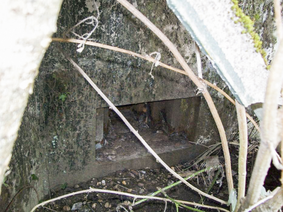 Ligne Maginot - CB108 - KOENIGSMACKER EST - (Blockhaus pour arme infanterie) - Le créneau pour mitrailleuse - FRED KOLSCH