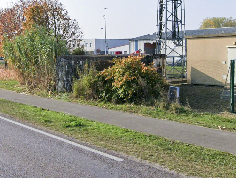 Ligne Maginot - CB129 - BRUCH - (Blockhaus pour canon) -    - google streetview