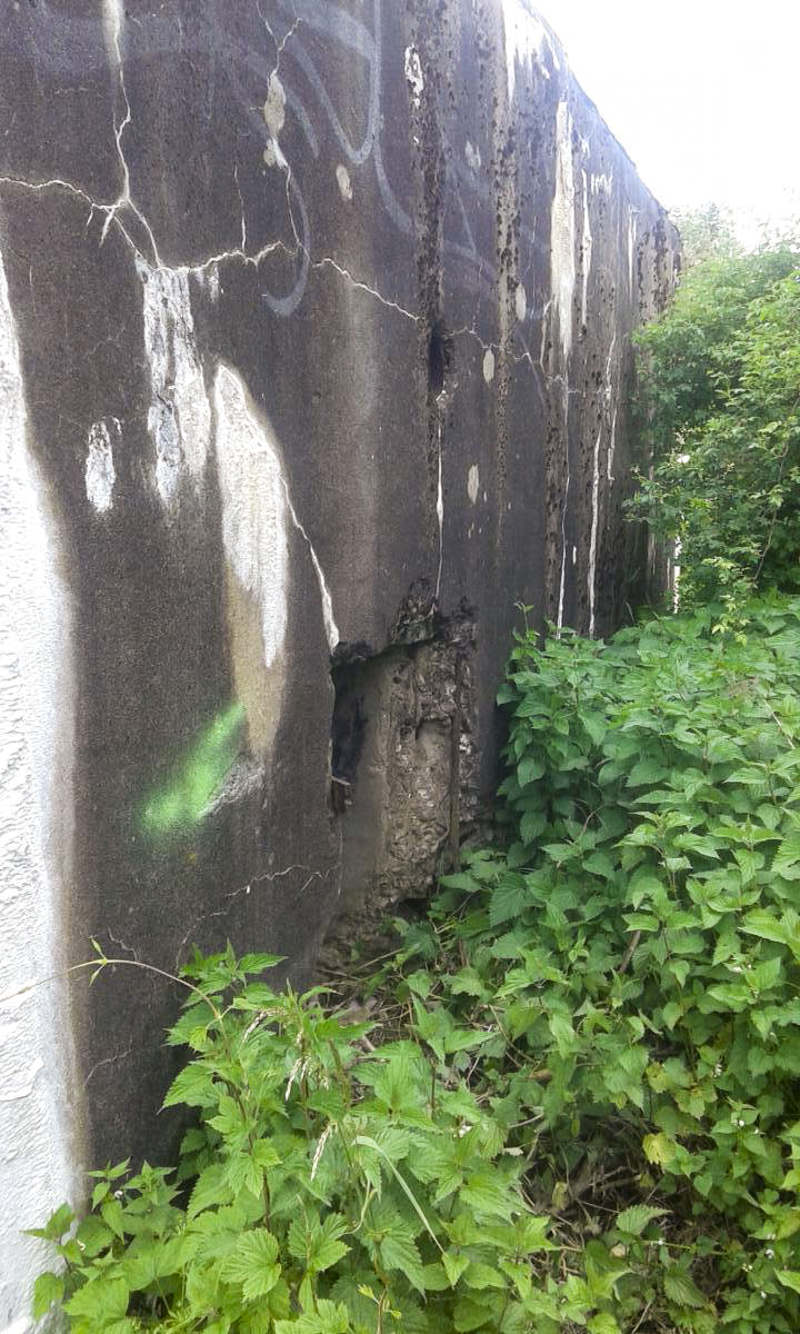 Ligne Maginot - CB131 - KOENIGSMACKER OUEST - (Blockhaus pour canon) - Accès côté de la voie ferrée. - Titi57